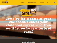 Tablet Screenshot of grilledcheesegrill.com